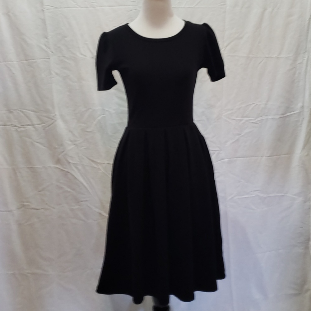 Black Amelia, rosegold zipper, with pockets
